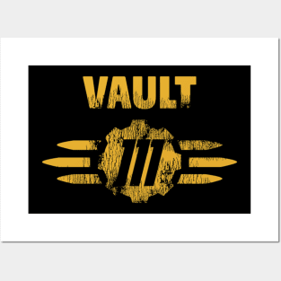 Worn Vault 111 Logo Posters and Art